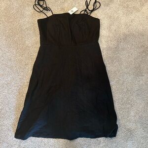 NWT Old Navy Tie Shoulder Linen dress